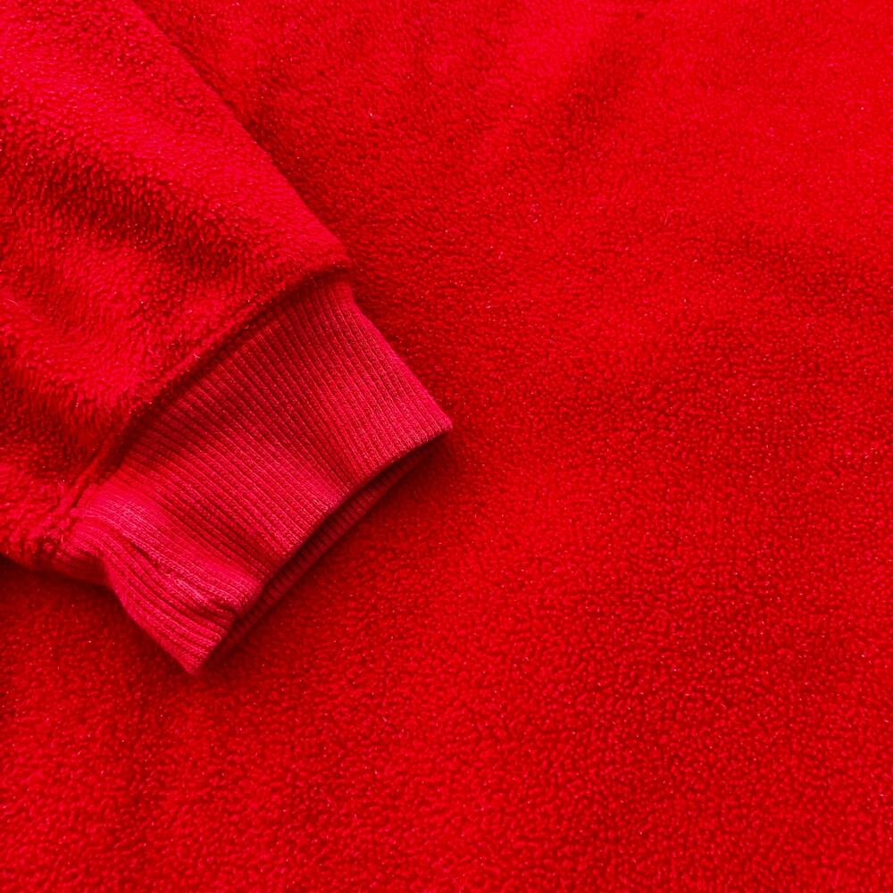 VTG Disney Store 90s Y2k Sweater Sz XL Red Mickey 1/4 Zip Pull Over Long Sleeve‎ - Picture 12 of 12